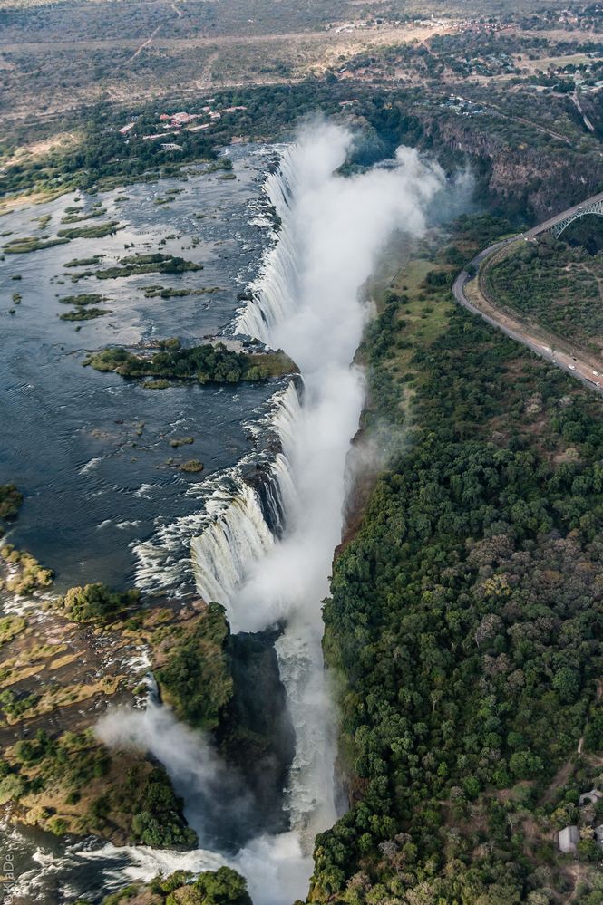 Vic Falls - Aus der Luft