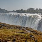 Vic Falls - Main Falls aus der Nässe