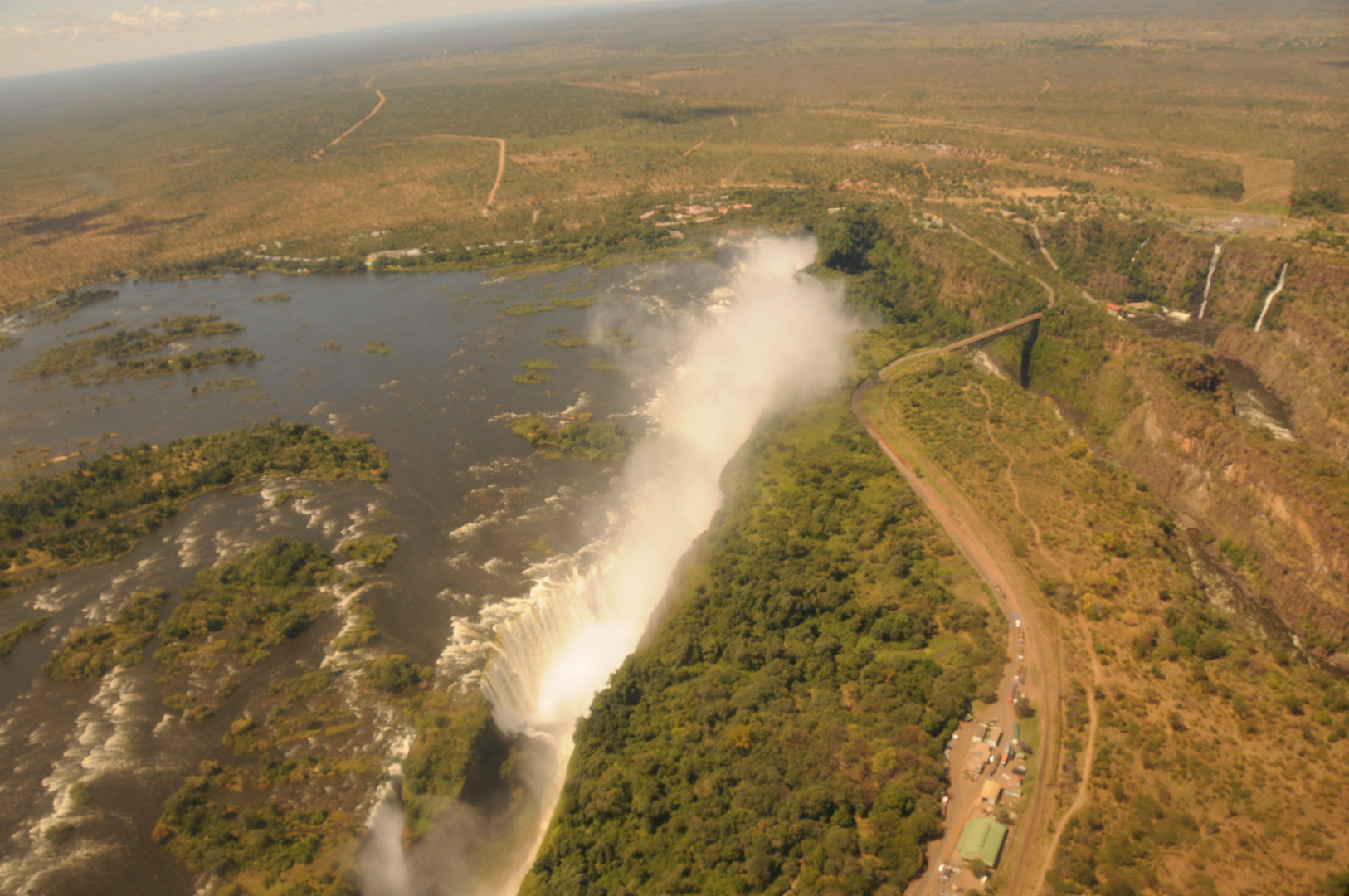 Vicfalls aus dem Helicopter