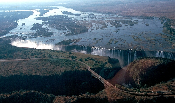 VicFalls mit dem Heli