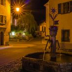 Vicosoprano - Brunnen beim Hauptplatz - I