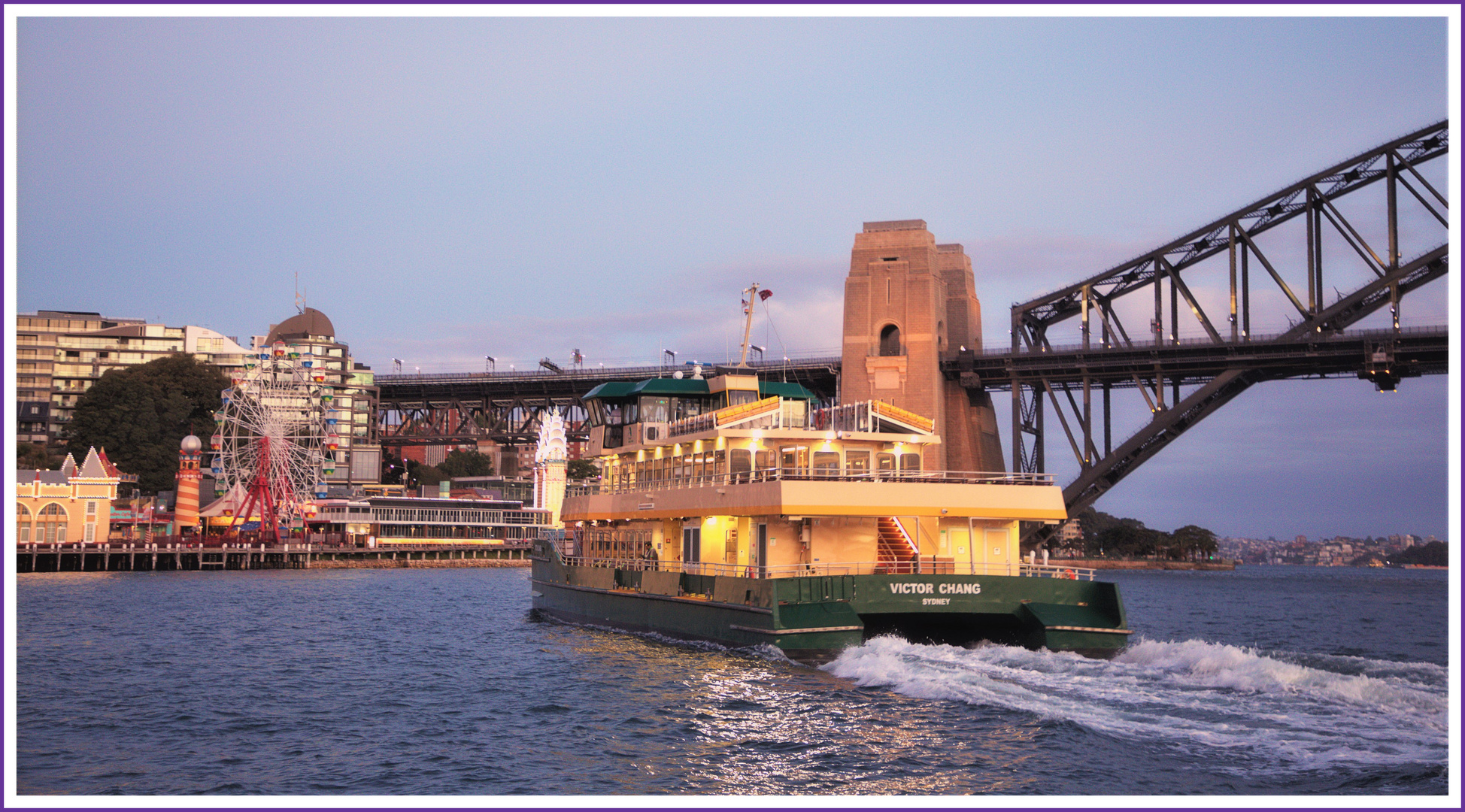 'Victor Chang' ferry on Sydney harbour