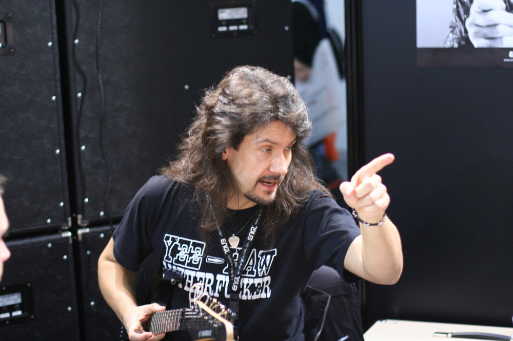 Victor Smolski auf der Musikmesse in Frankfurt 2009