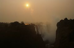 Victoria Falls am Abend