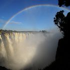 Victoria falls in der Regenzeit