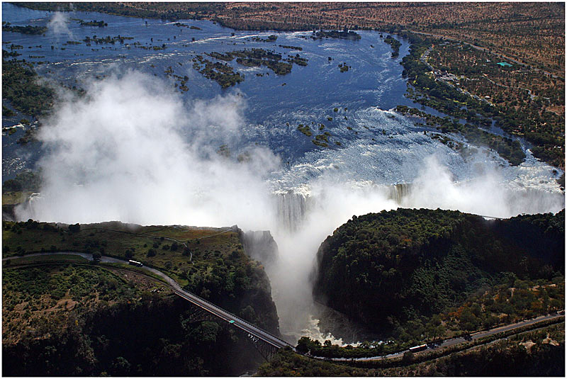 Victoria Falls, nochmal von oben