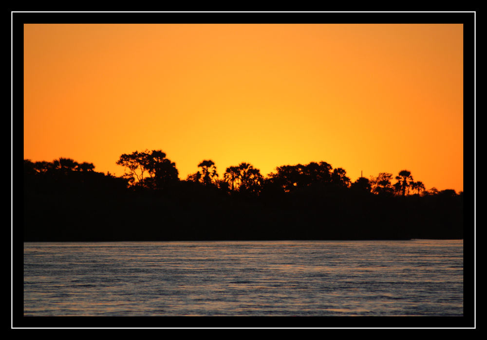 Victoria Falls Sunset