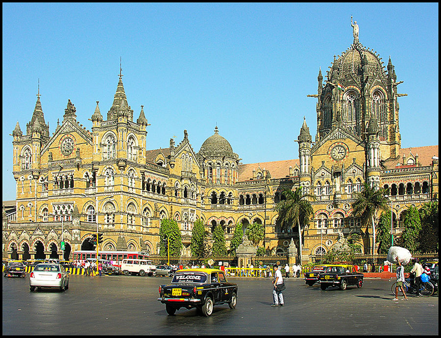 Victoria Station in Bombay