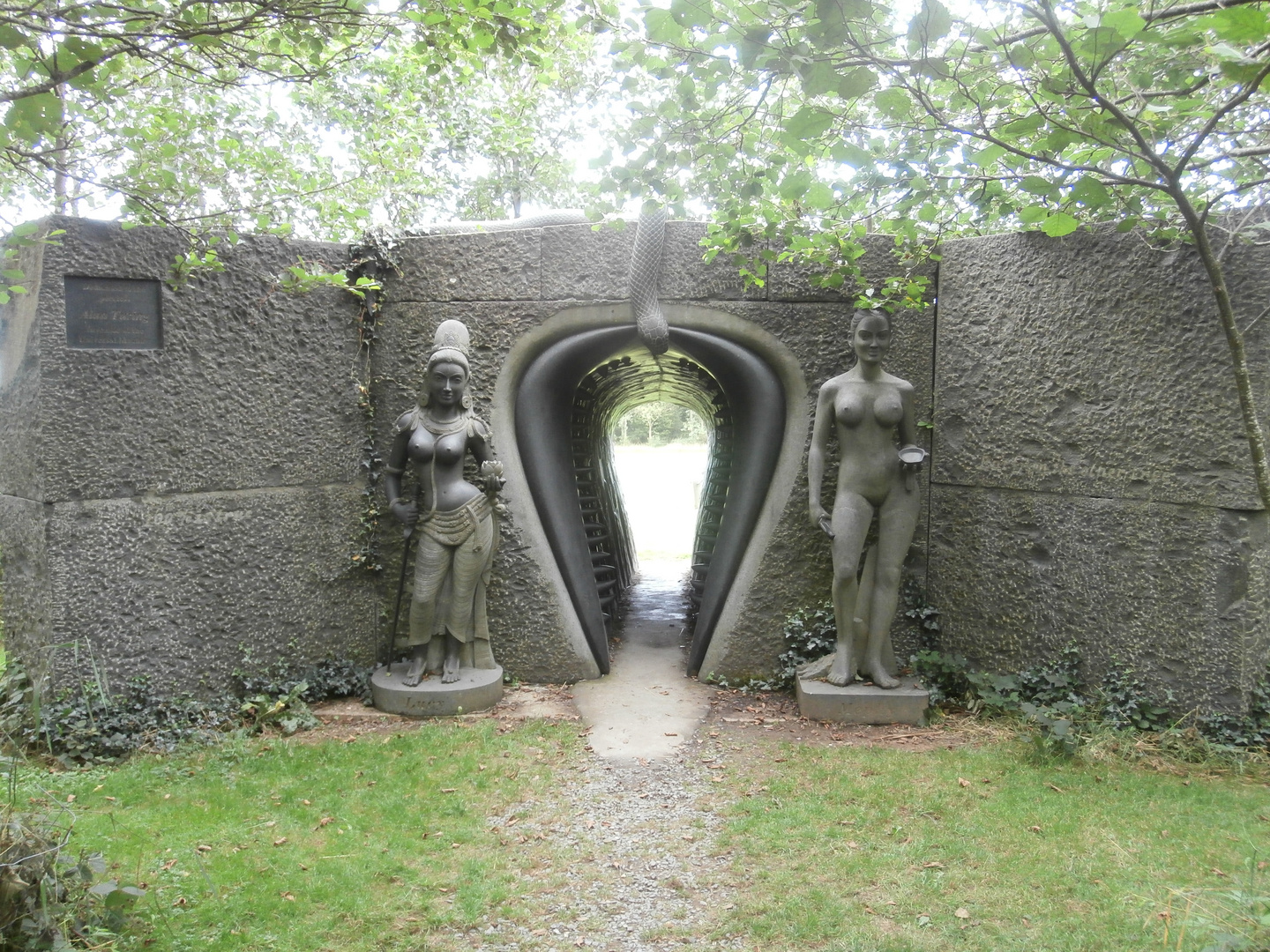 Victoria Way Indian Sculpture Park at Roundwood in county Wicklow of Ireland