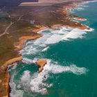 Victorian coastline from above