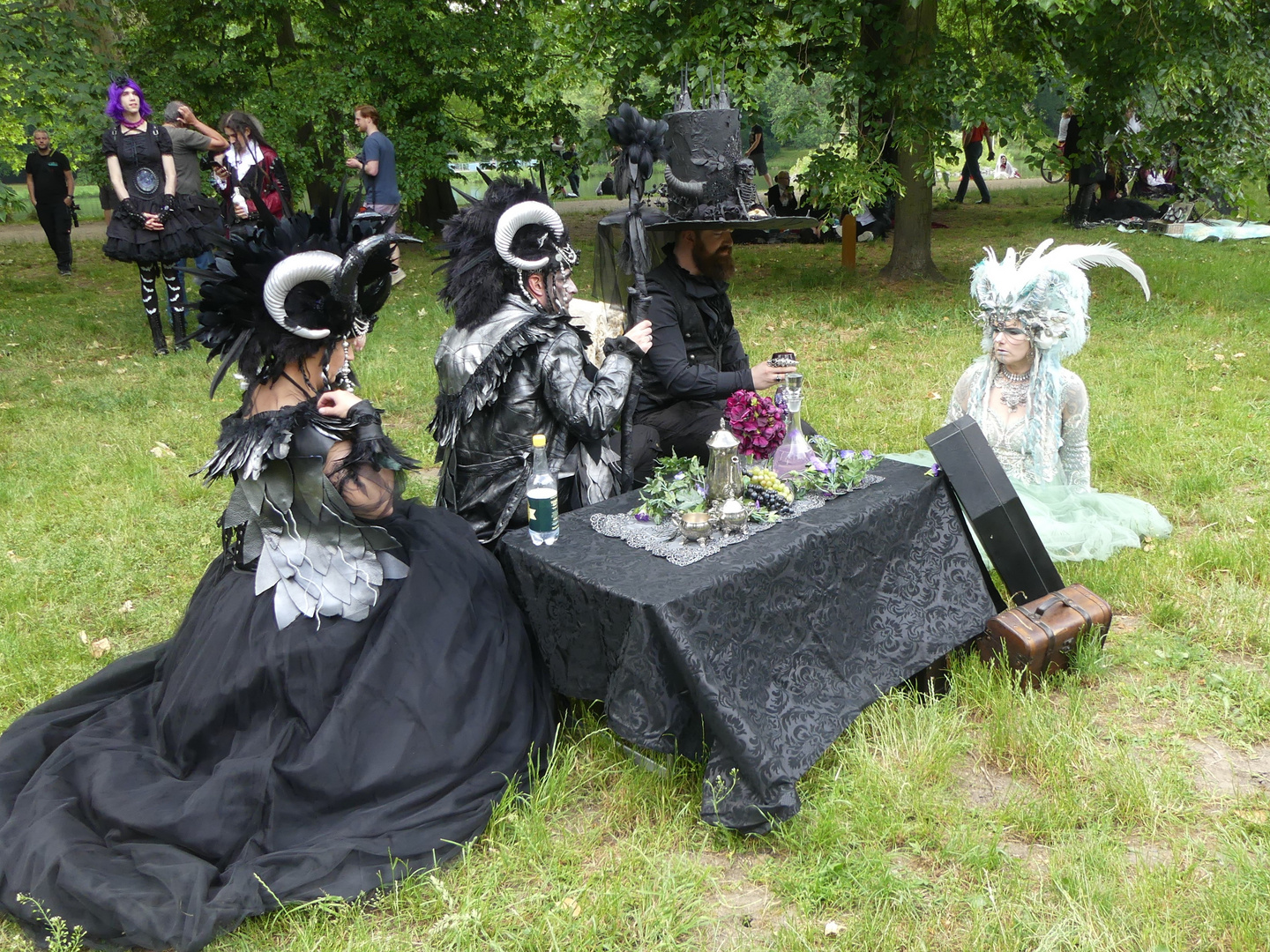 Victorianiasches Picknick im Park - Leipzig 2019