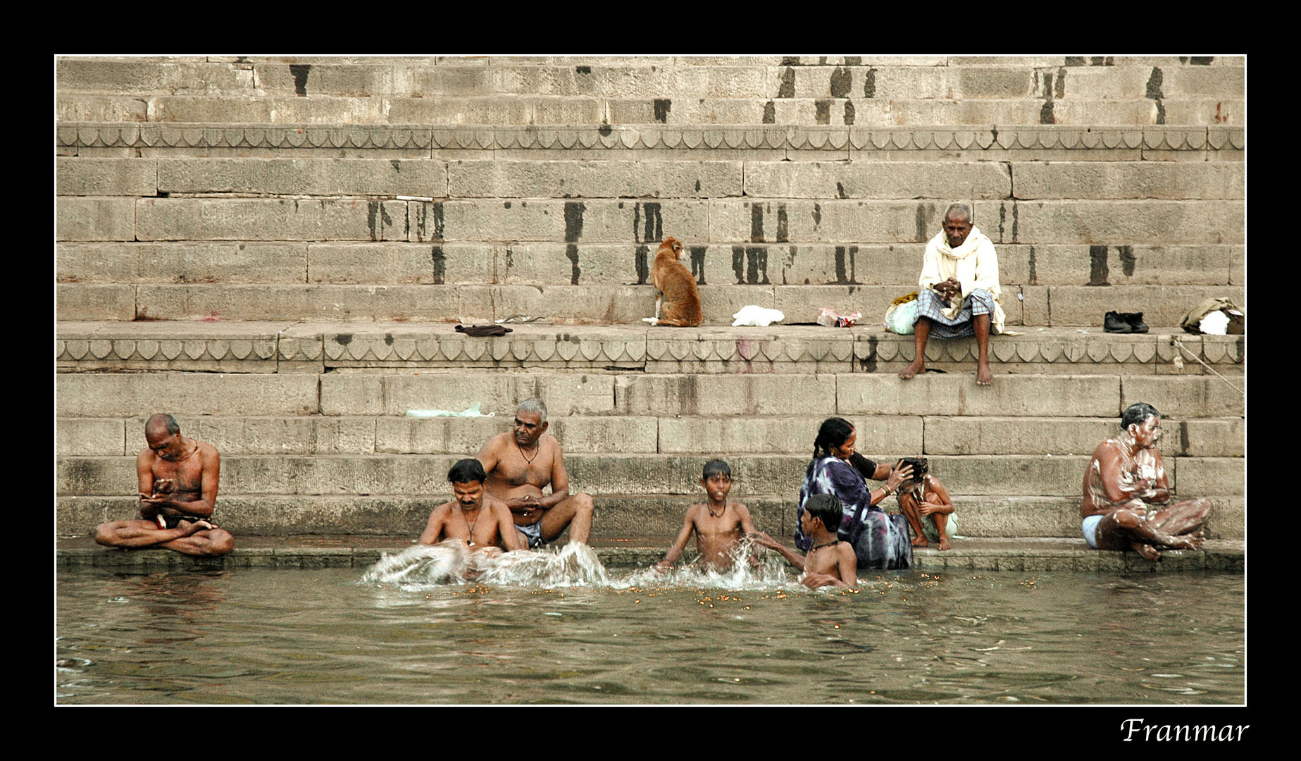 Vida en el "ghat"