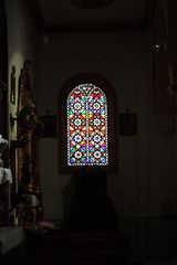 vidriera de colores moderna