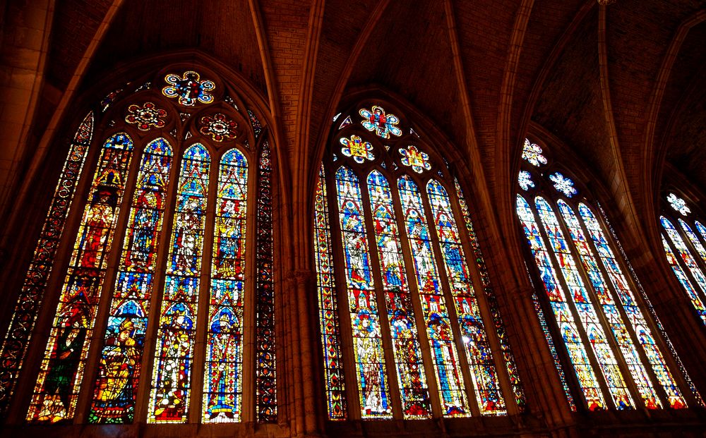 VIDRIERAS DE LA CATEDRAL DE LEON V .