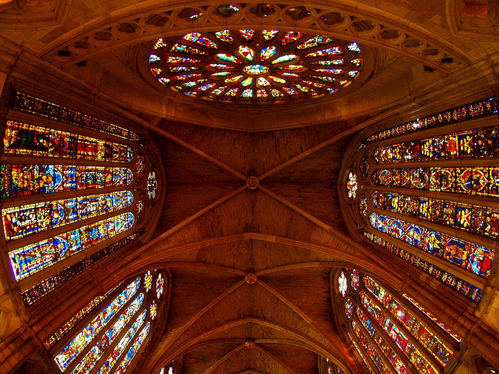 VIDRIERAS DE LA CATEDRAL DE LEON VII .