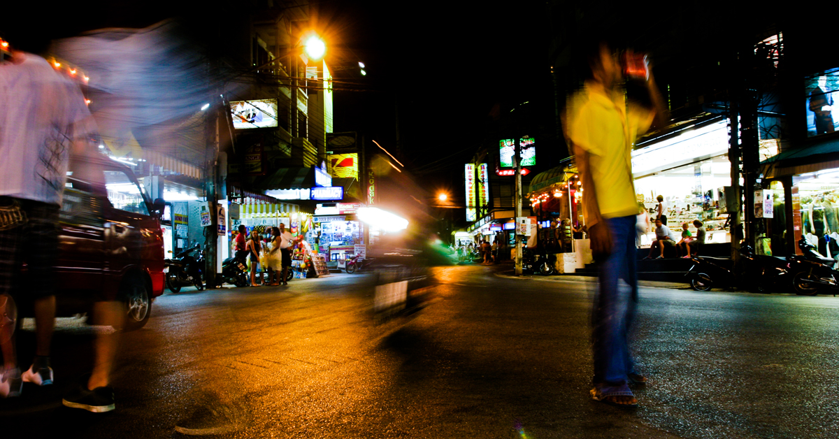 Vie nocturne en Thailande