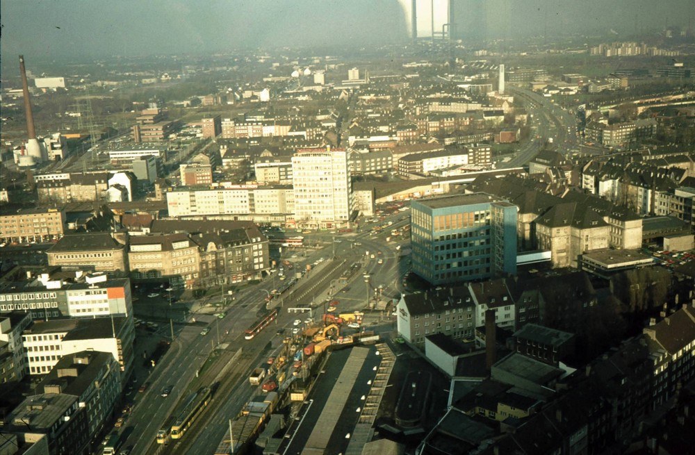 Viehofer Platz und Richtung Norden November 1979