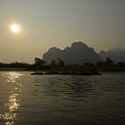 Viehtrieb in Vang Vieng