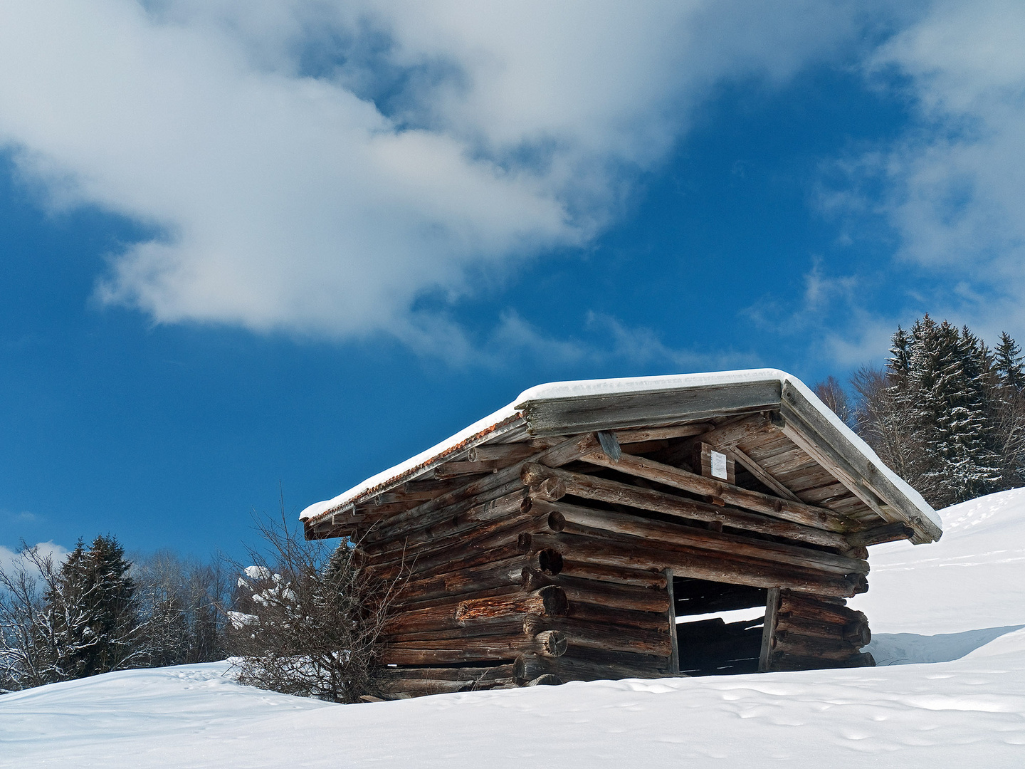 Viehunterstand am Wegesrand