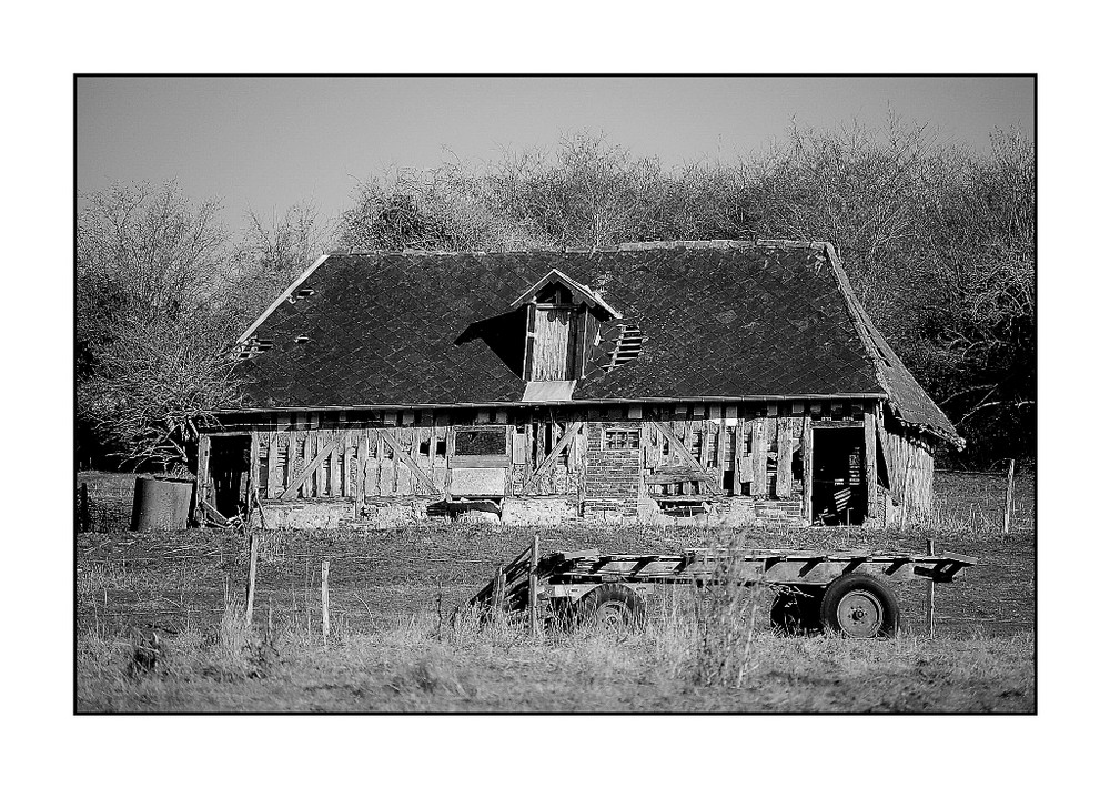 Vieille grange en Pays d'Auge