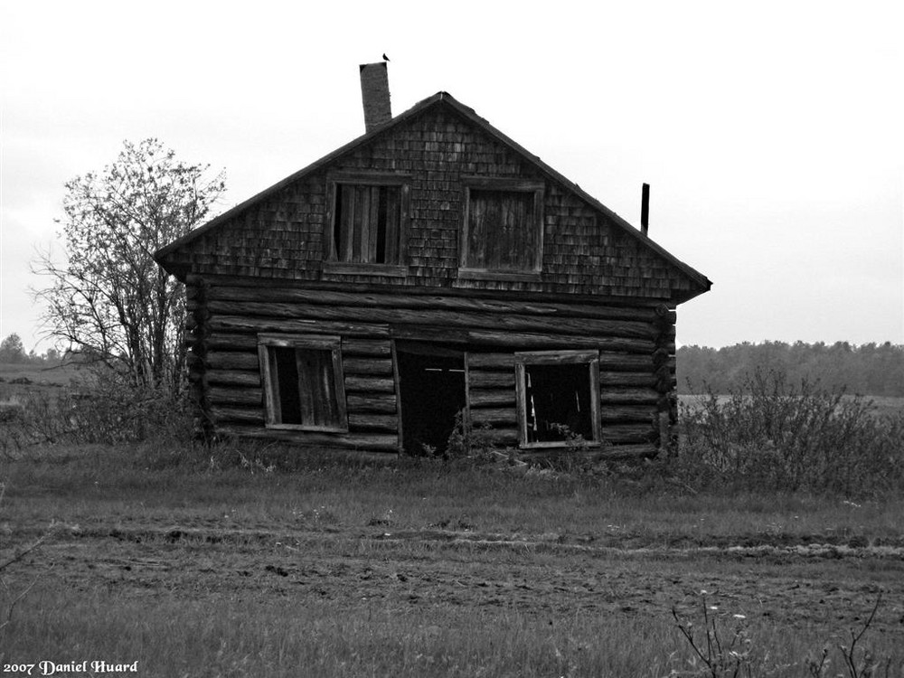 Vieille maison abandonnée au Québec