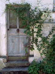 Vieille porte à Gerberoy (Oise)