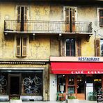 Vieilles façades centre -ville THONON les Bains