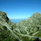 Viel befahrene Strasse auf Mallorca 