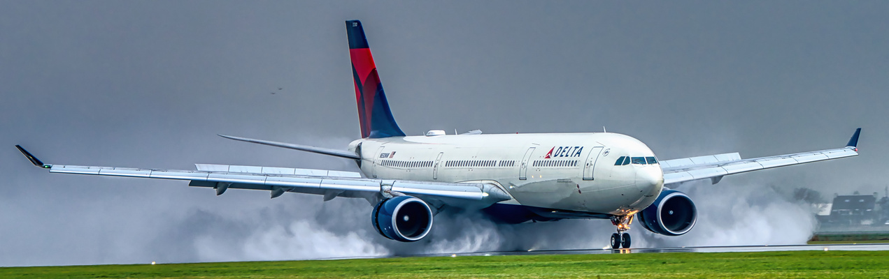 Viel Gischt beim Bremsen