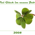 Viel Glück für 2008!