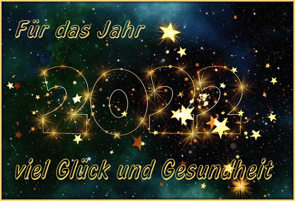 Viel Glück für 2022