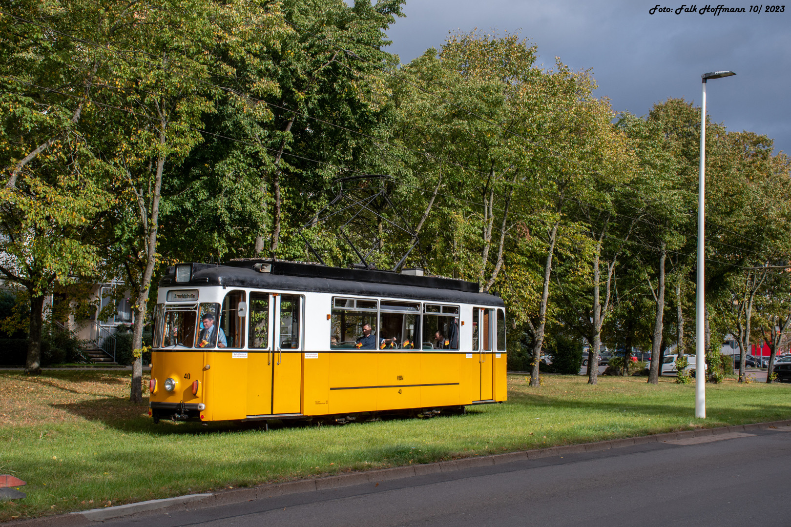 Viel Grün im Plattenbauviertel