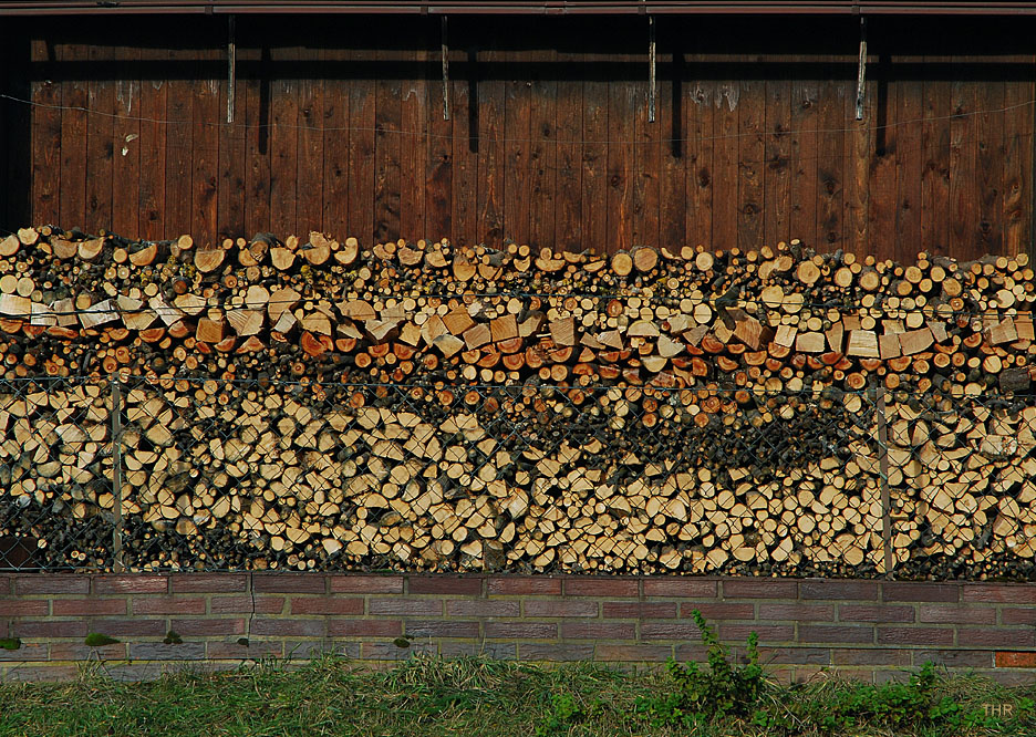 Viel Holz vor der Hütte