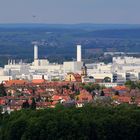 Viel Industrie und Weinberge