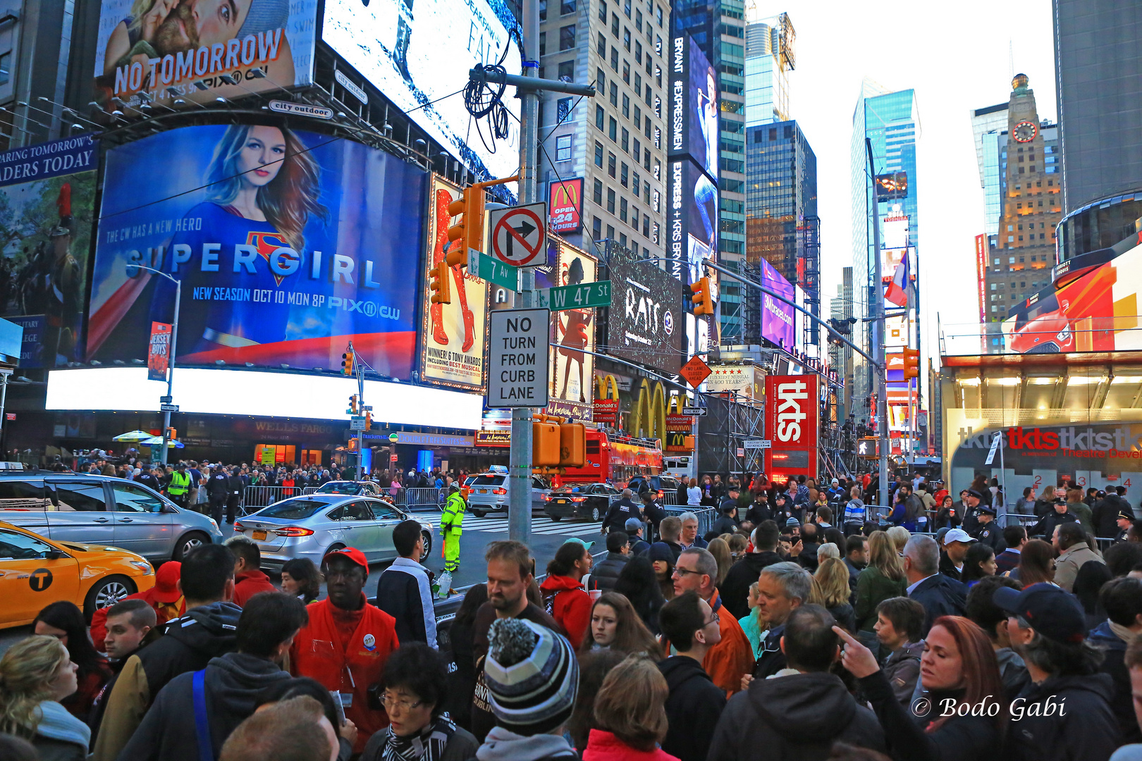 Viel los am Times Square