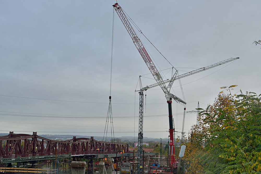 Viel los auf der Baustelle