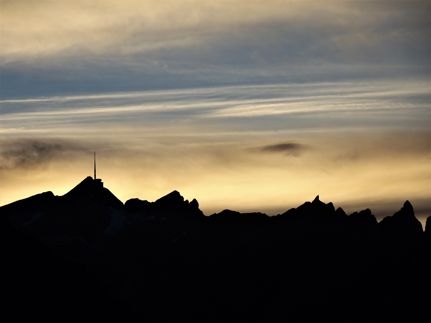 viel Stein, Wolken / Säntis 