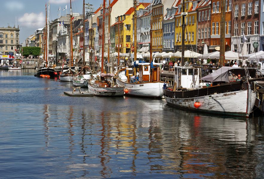 Viel Trubel in Nyhavn....