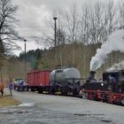 Viel Verkehr an der Laderampe