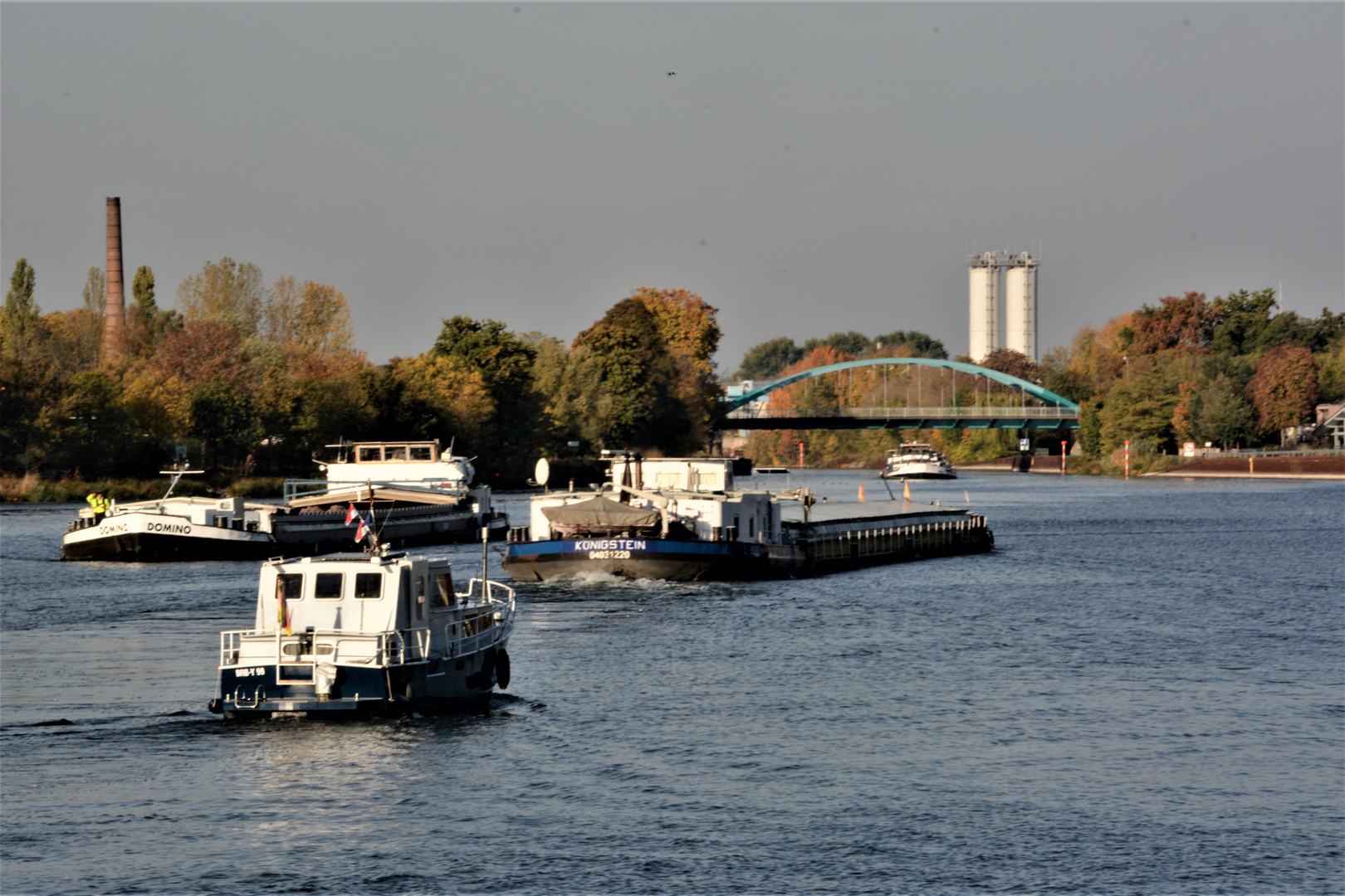 Viel Verkehr auf der Havel.