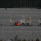 Viel Verkehr auf der Havel zwischen Scharfe Lanke und Pichelssee