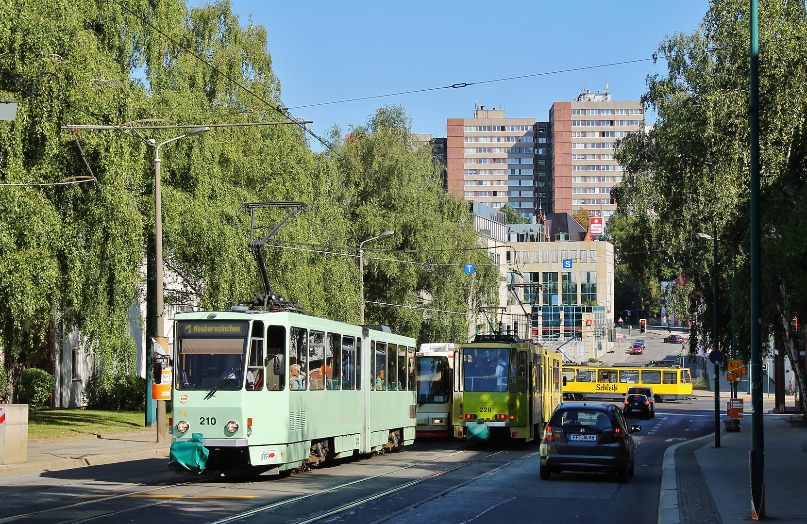 Viel Verkehr heute ...