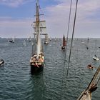 Viel Verkehr in der Kieler Förde