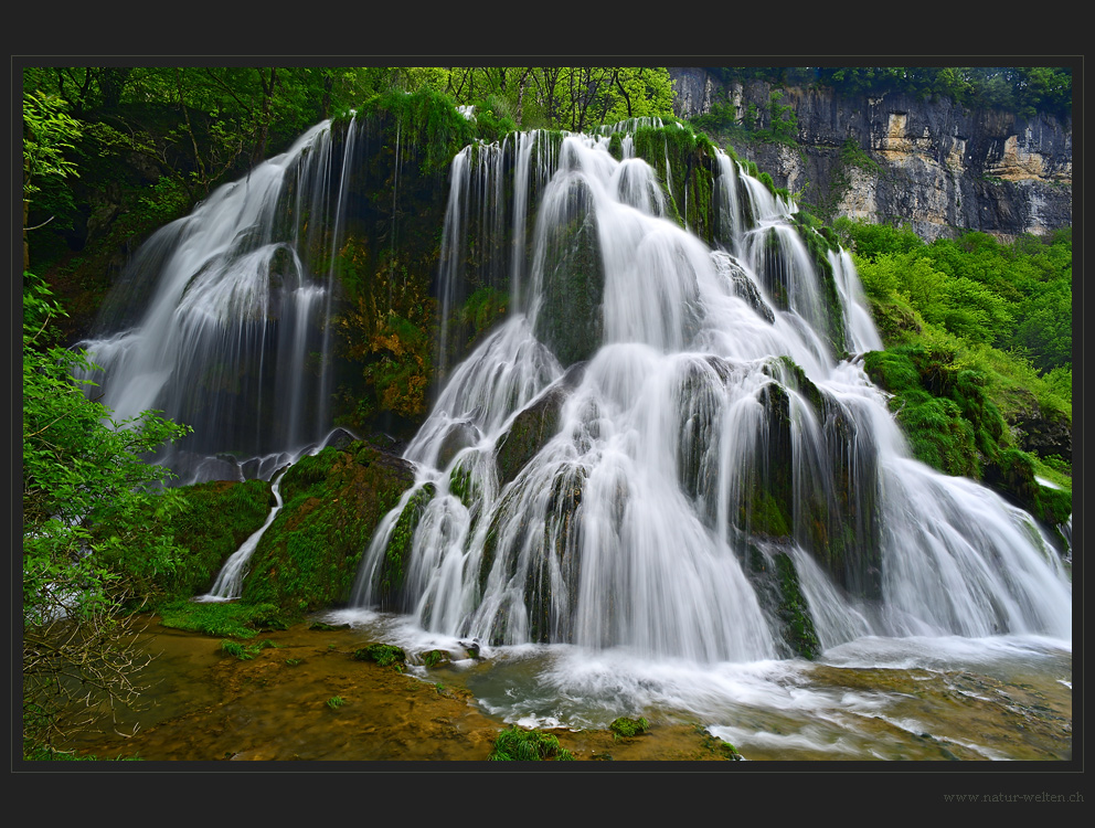 Viel Wasser in Baume les Messieurs - DRI