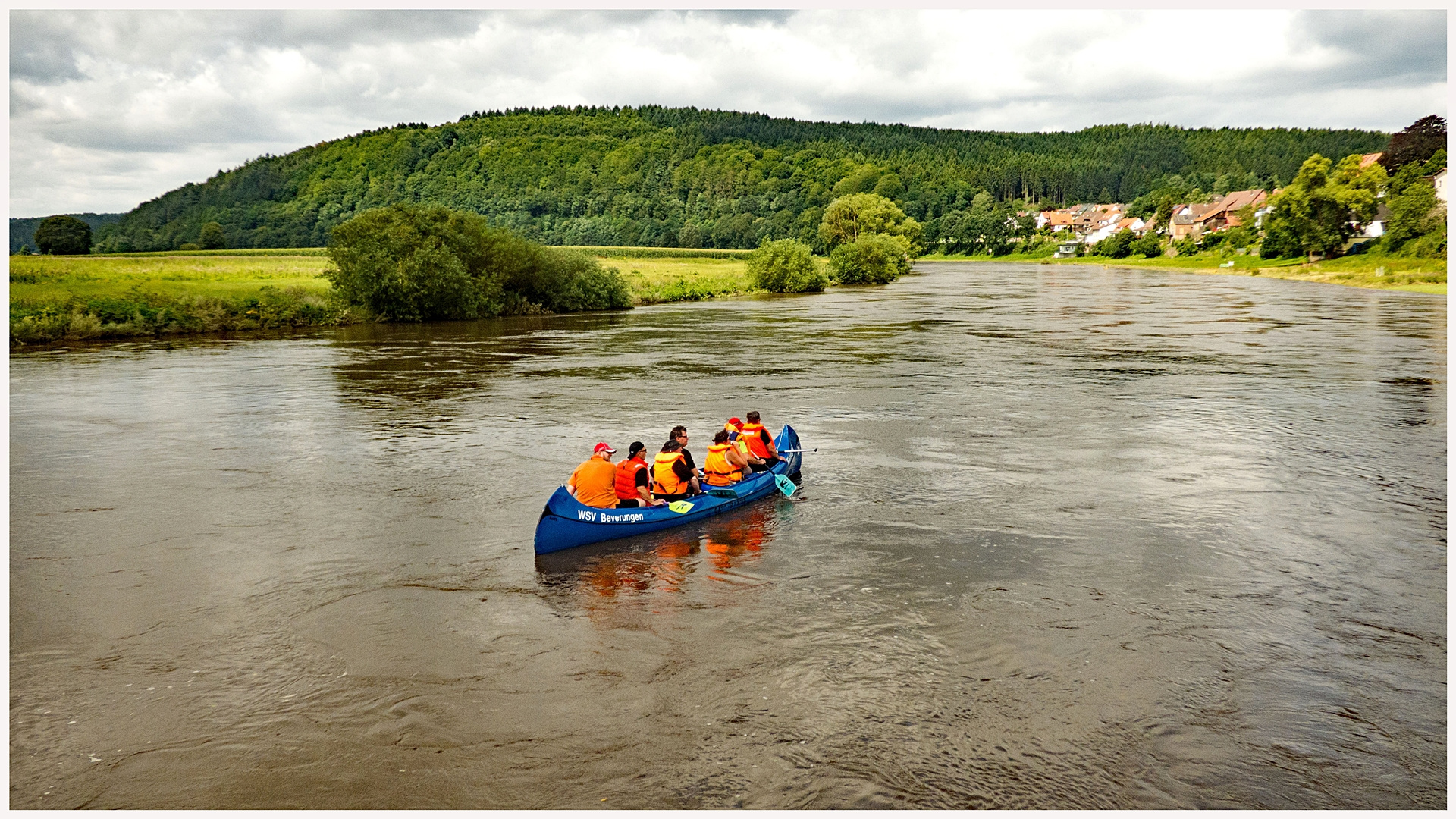 Viel Wasser in der Weser