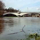 Viel Wasser in Diez an der Lahn