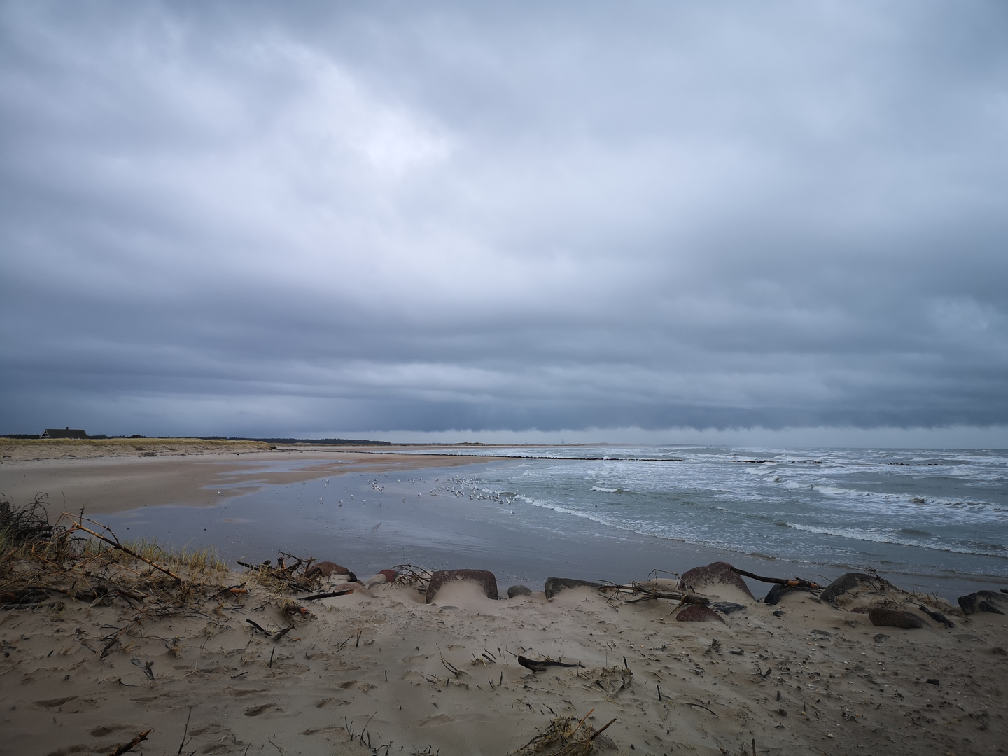 Viel Wind und Regen in Dänemark 