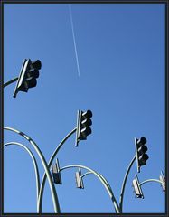 Viele Ampeln in München