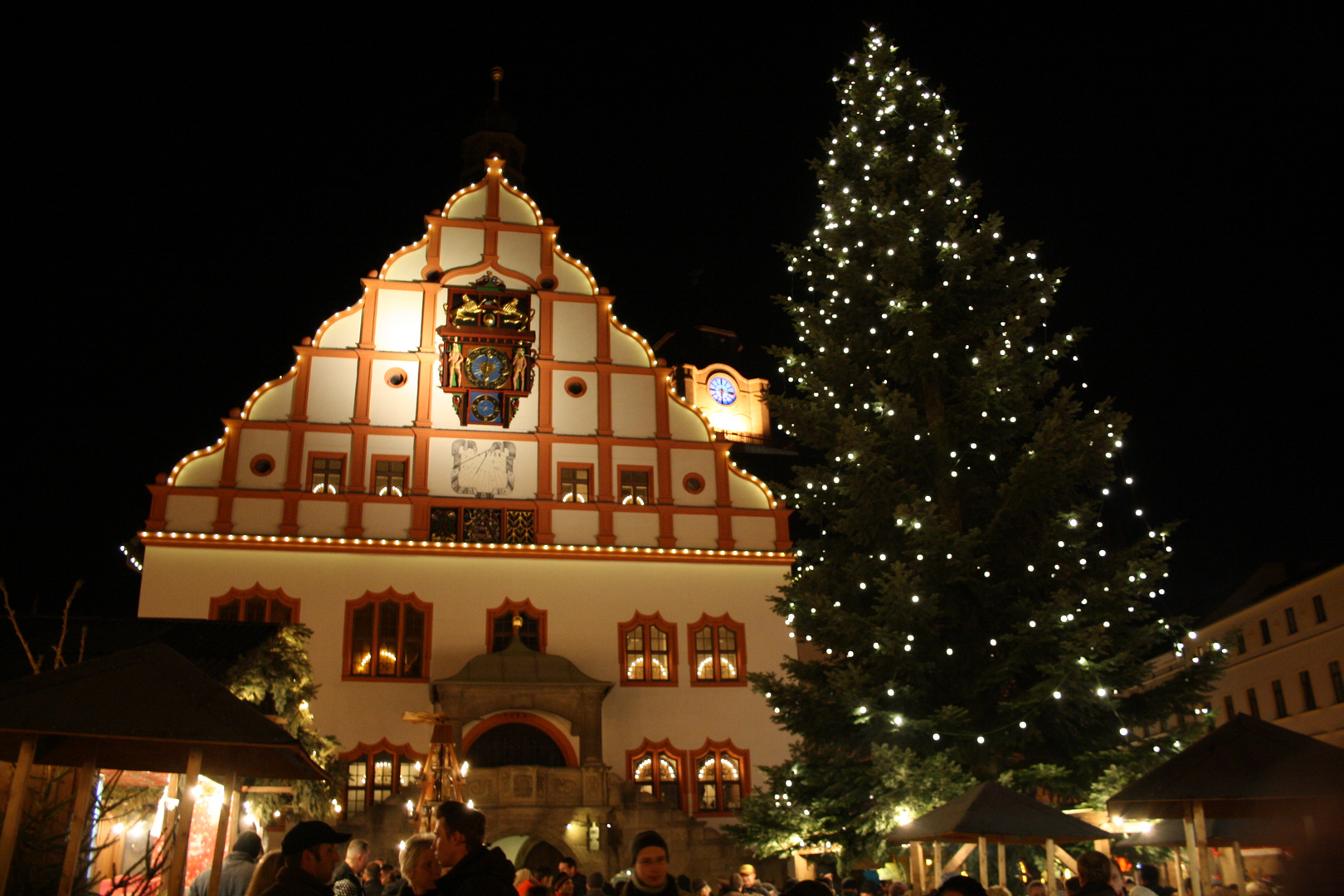 Viele Grüße vom Plauener Weihnachtsmarkt