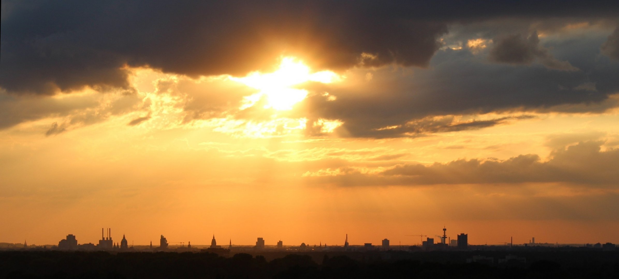 Viele Wolken ...